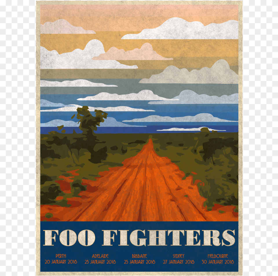 Foo Aus Poster, Advertisement, Art, Painting, Road Free Png Download