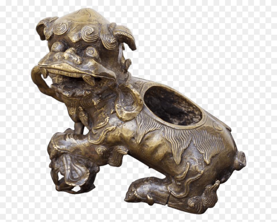 Foo Dog Incense Burner, Accessories, Ornament, Art, Bronze Free Transparent Png