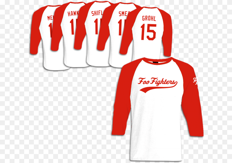 Foo Fighters Baseball Tee, Clothing, Shirt, Person, Jersey Free Transparent Png