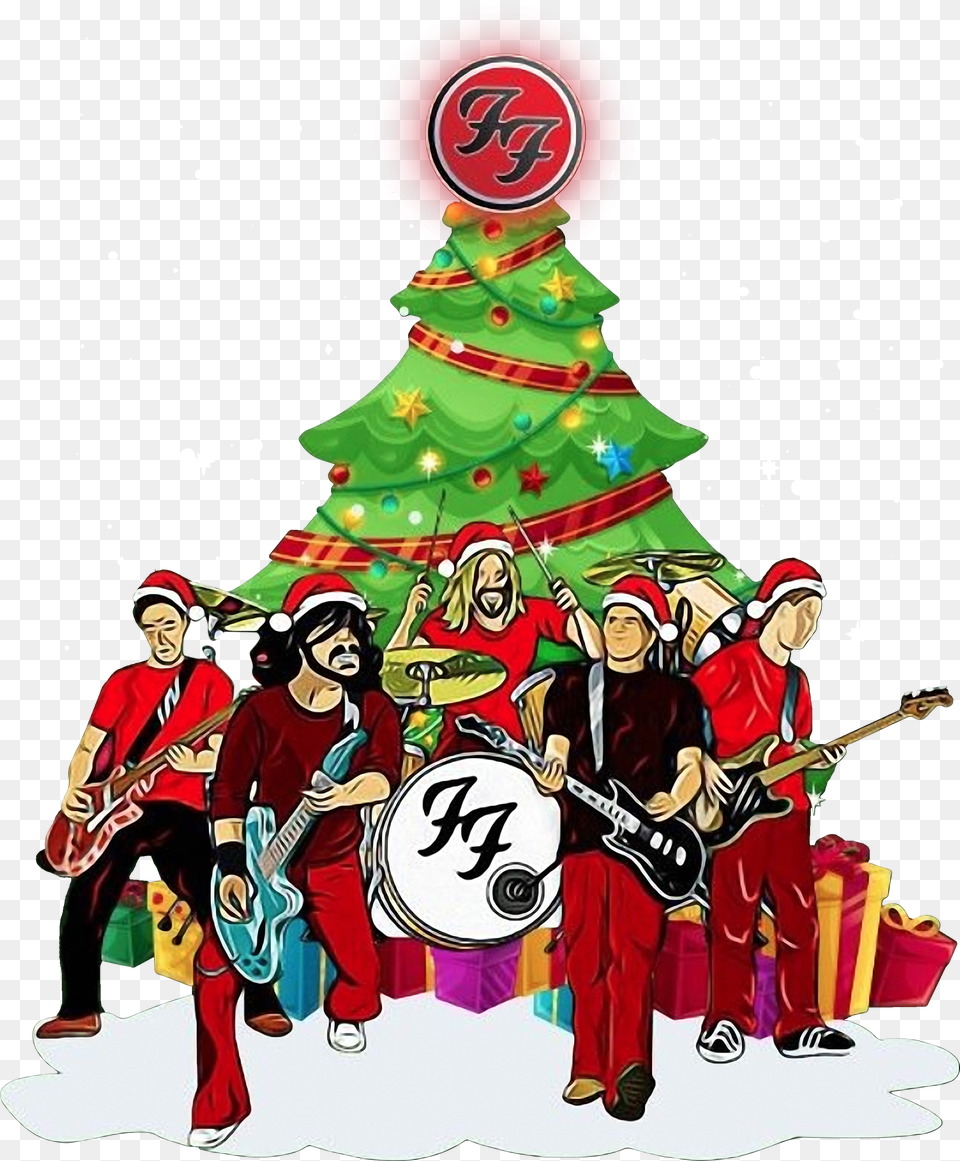 Foo Fighters Christmas Tree Png Image