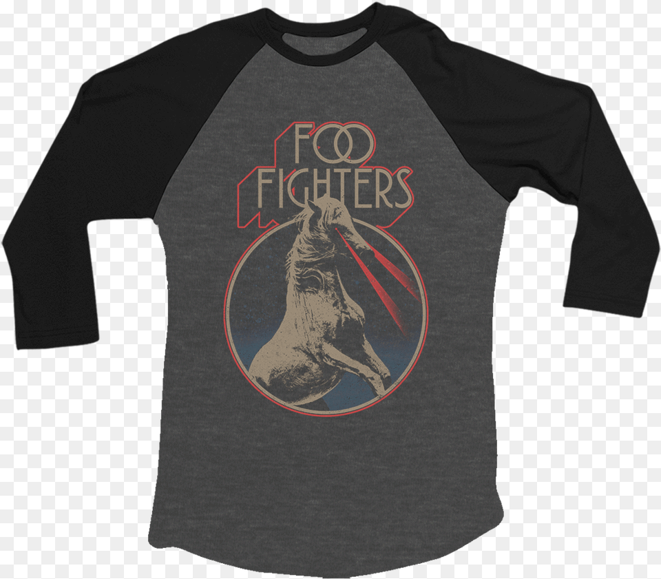 Foo Fighters Horse T Shirt, Clothing, Long Sleeve, Sleeve, T-shirt Free Png