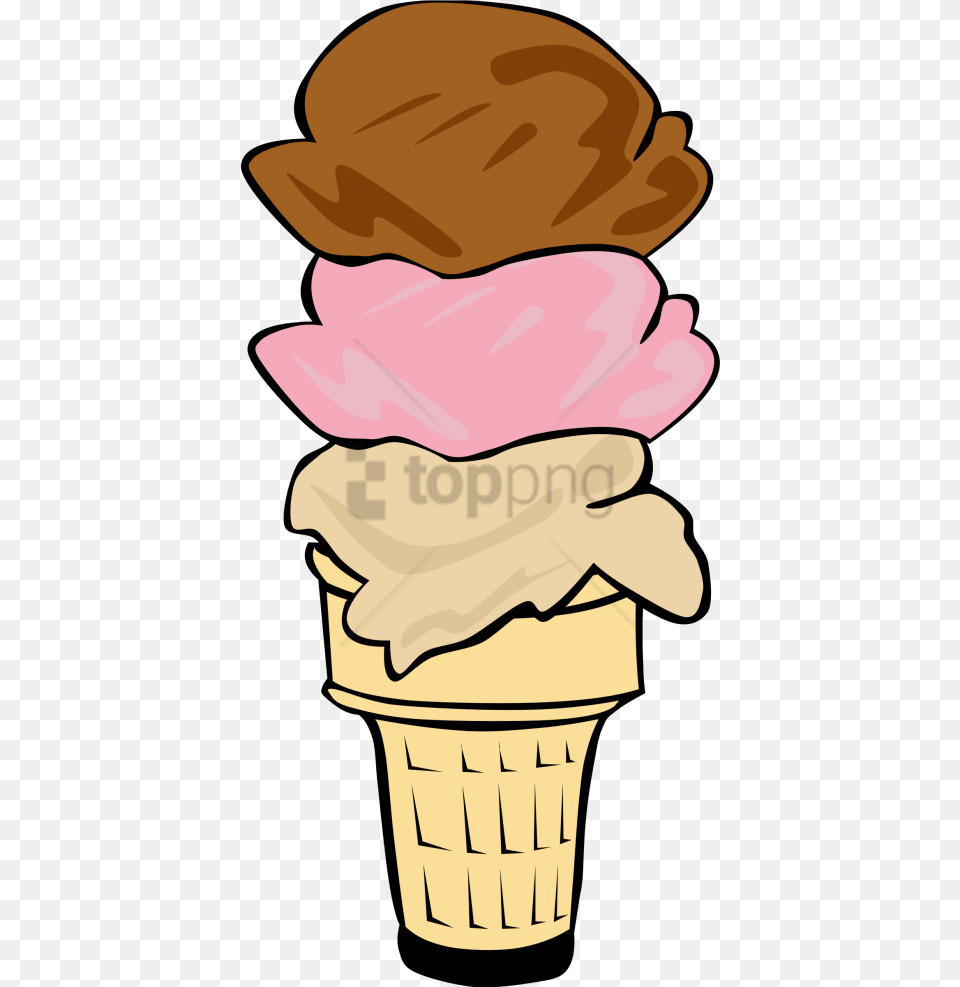 Food And Drink Ice Cream Cone Image With, Dessert, Ice Cream, Ammunition, Grenade Free Png