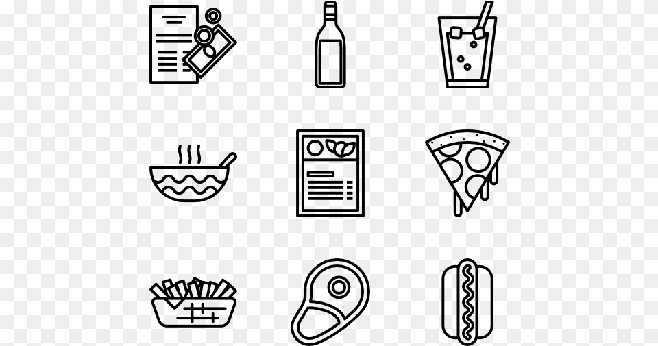 Food And Drink Icon Food Drink Icon, Gray Png Image