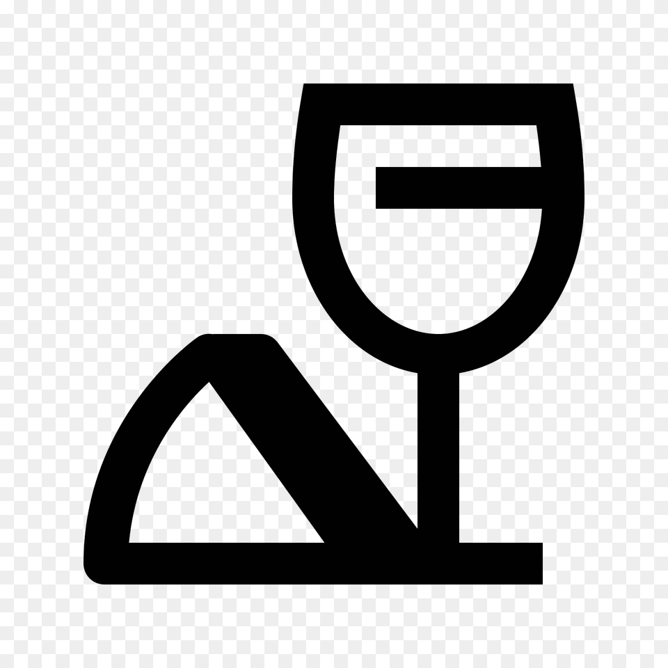 Food And Wine Icon, Gray Png