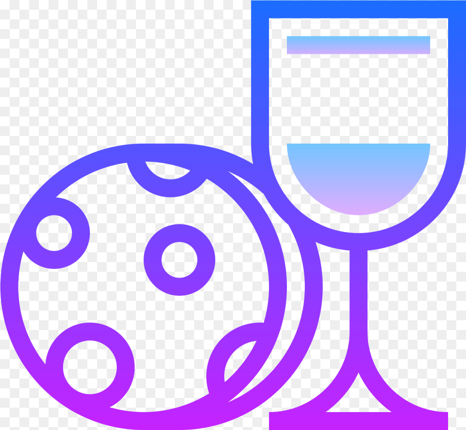 Food And Wine Icon Circle, Glass Png