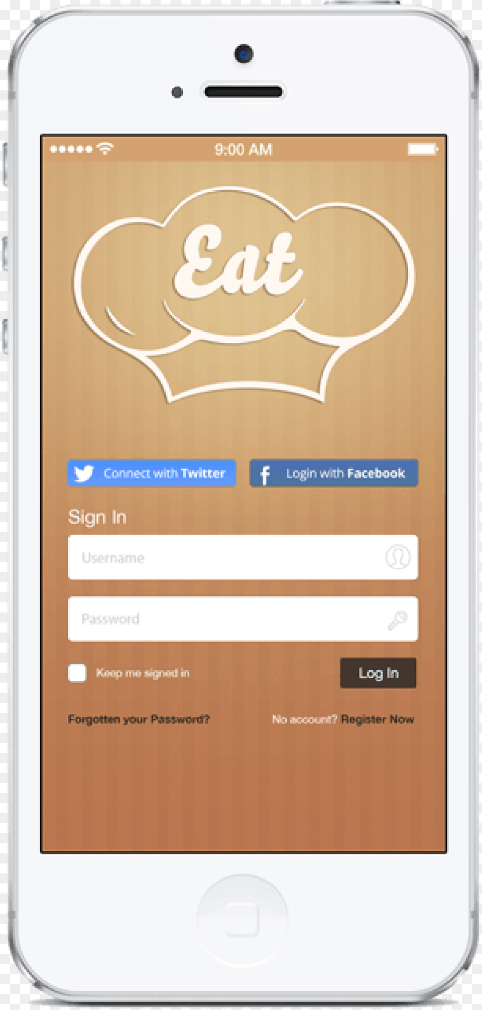 Food Apps Login Page, Electronics, Mobile Phone, Phone Free Png Download