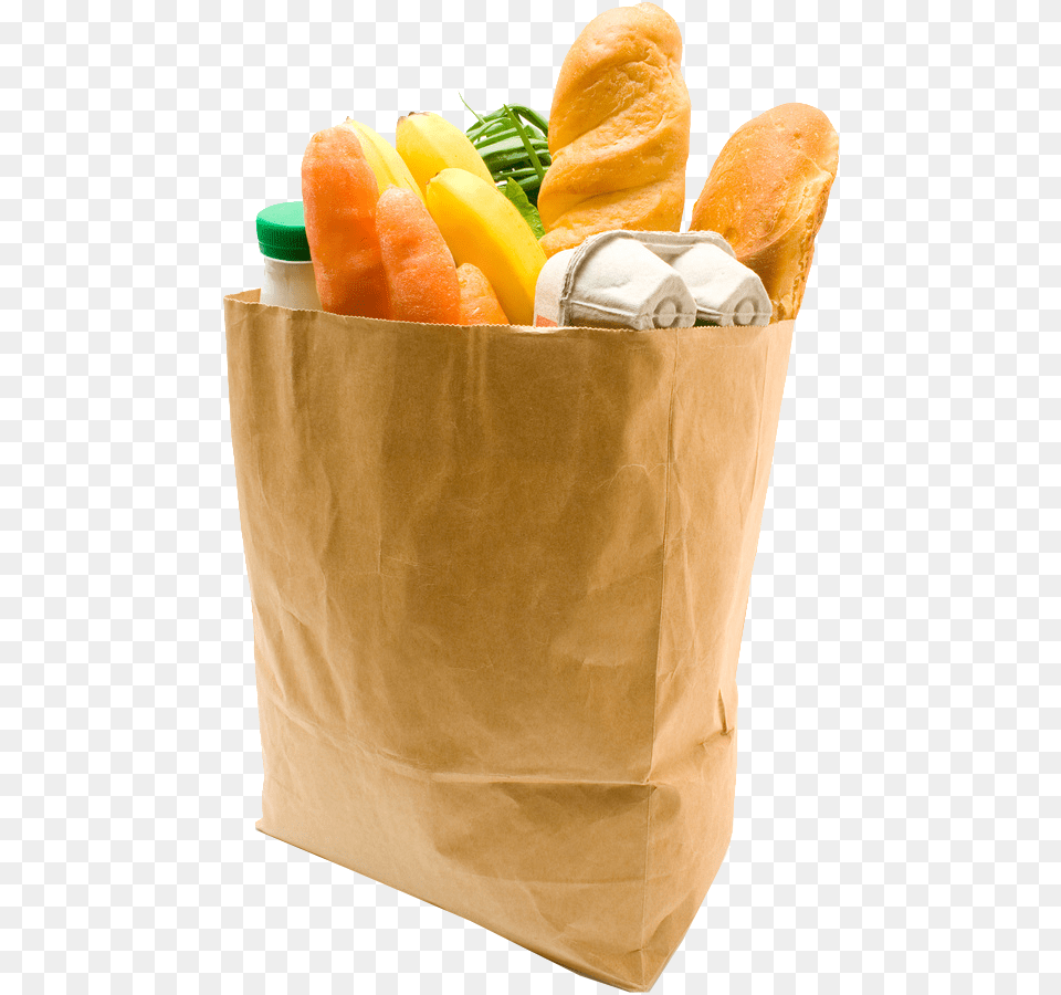 Food Bag Commercial Use Images Bag Of Food, Citrus Fruit, Fruit, Produce, Orange Free Png Download