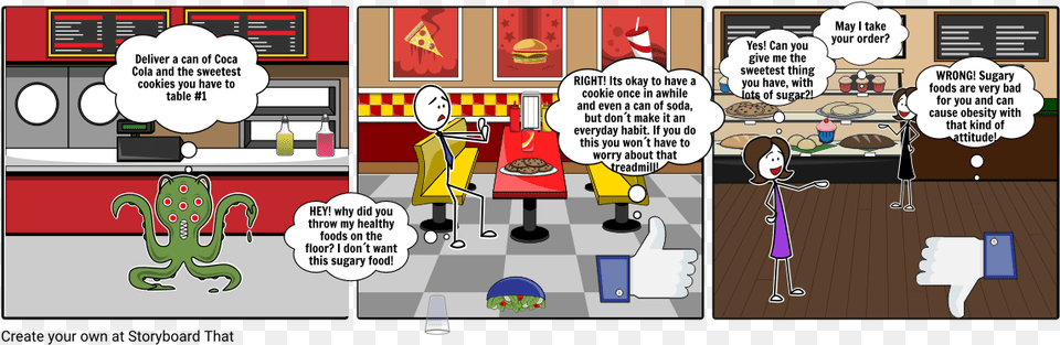 Food Cartoon, Publication, Book, Comics, Person Png Image