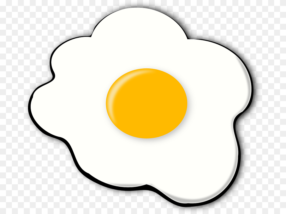 Food Cartoon Eggs Fried Egg Breakfast Side Sunny Sunny Side Up Clipart, Anemone, Plant, Flower, Astronomy Png