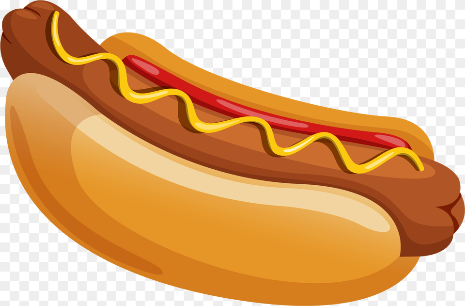 Food Clip Stock Transparent Transparent Background Hot Dog Clipart, Hot Dog, Animal, Reptile, Snake Free Png Download