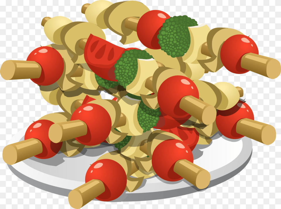Food Clipart Bbq Doner Shish Kebabs Clipart, Dynamite, Lunch, Meal, Weapon Free Png
