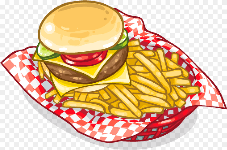 Food Clipart Hamburger Fast Food French Fries, Burger Free Transparent Png