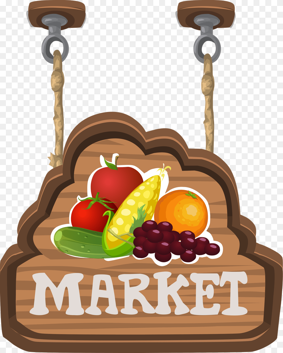 Food Clipart Healthy Market Clip Art, Birthday Cake, Cake, Cream, Dessert Free Png Download