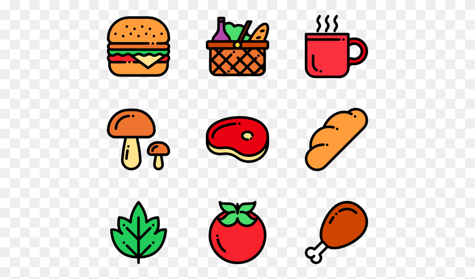 Food Clipart Picnic, Fungus, Lunch, Meal, Plant Free Transparent Png