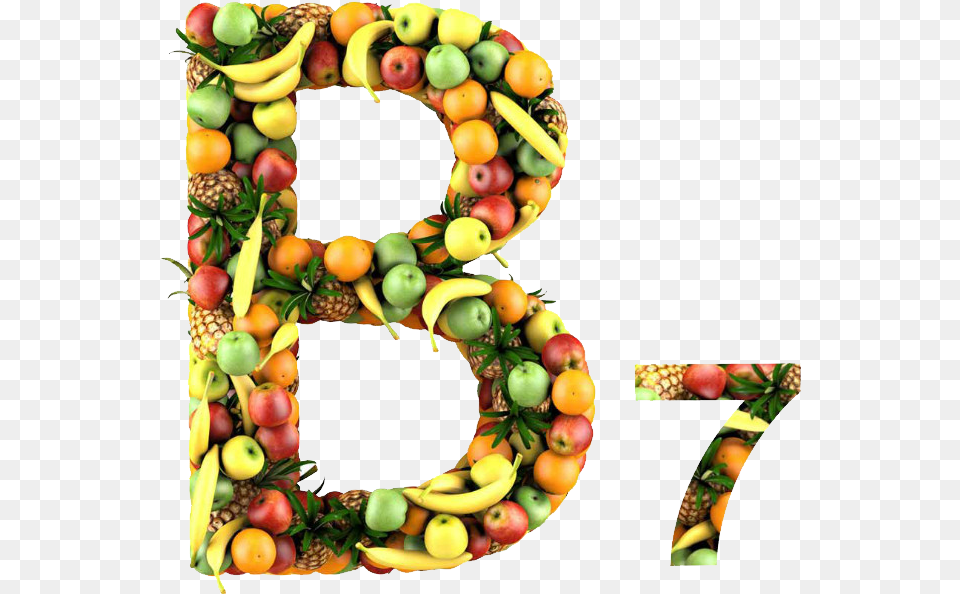Food Clipart Vitamin K, Number, Symbol, Text, Fruit Free Png