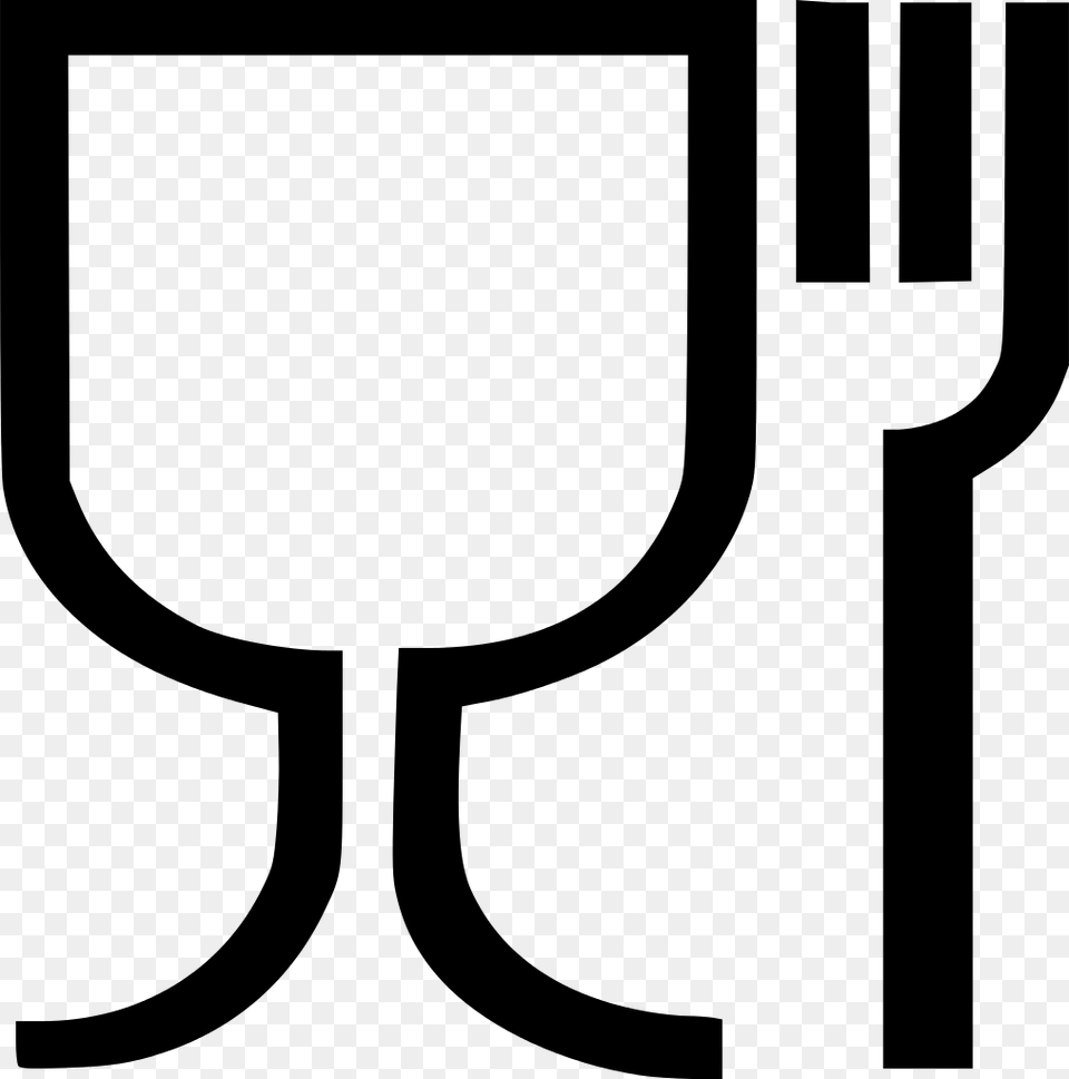 Food Contact Material Symbol, Gray Free Transparent Png