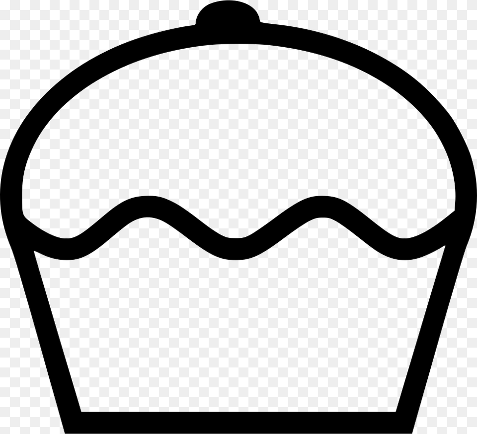 Food Cupcake Muffin Dessert Birthday Comments, Stencil, Cream, Cake, Face Png Image