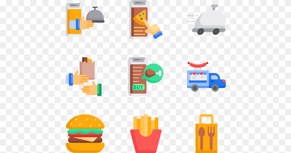 Food Delivery, Burger, Lunch, Meal, Person Free Png Download