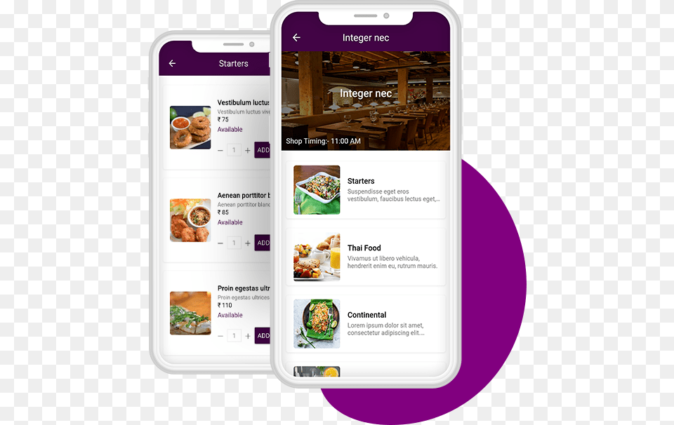 Food Delivery Customer App Smartphone, Text, Electronics, Phone, Menu Png