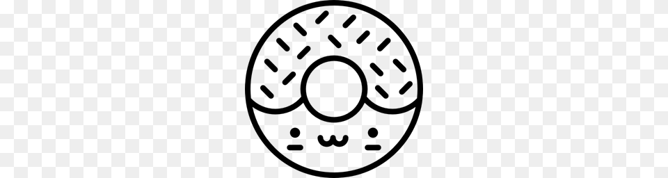 Food Dessert Sweet Donut Baker Doughnut Food And Restaurant Icon, Gray Free Png Download
