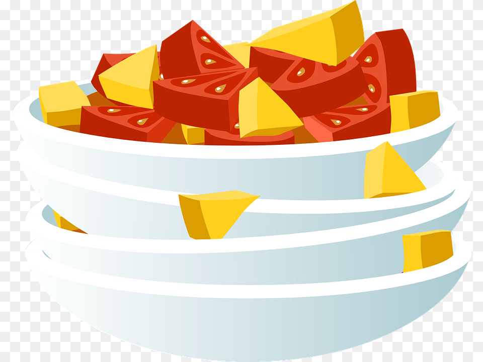 Food Dish Watermelon Mango Tasty Seasonal, Meal, Bowl, Snack, Bulldozer Free Png Download