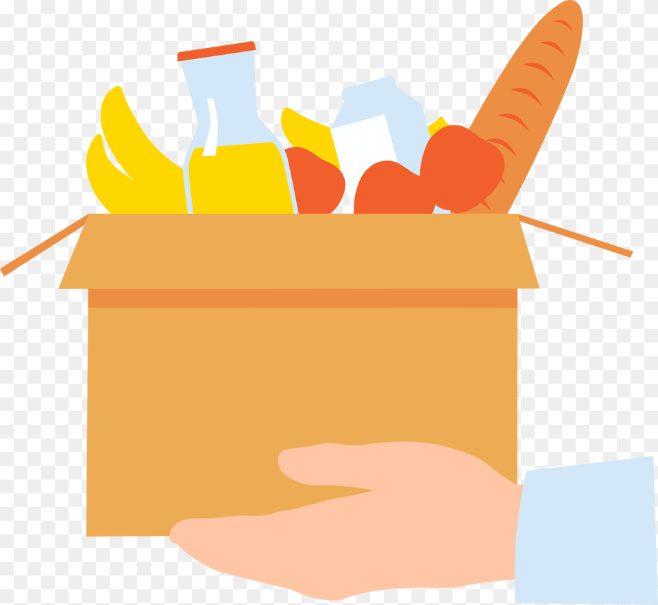 Food Drive Clipart, Box, Cardboard, Carton, Package Free Transparent Png