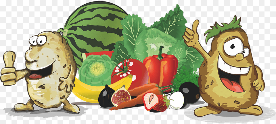 Food Eat Delicious Nutrition Meal Fresh Snack Fruit And Vegetable Vector, Plant, Produce, Face, Head Png
