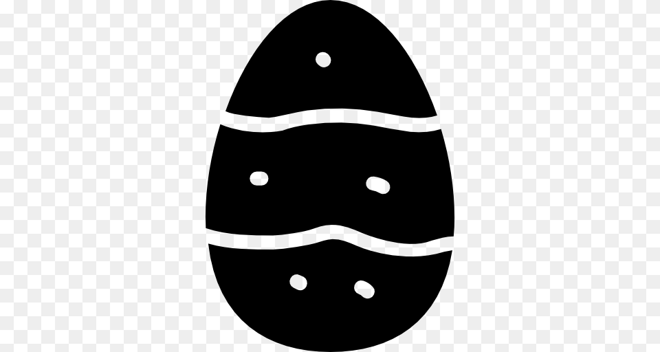 Food Egg Black Icon, Easter Egg, Clothing, Hardhat, Helmet Png Image