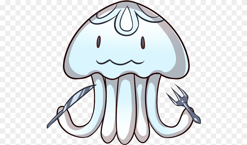 Food Fantasy Wiki Jellyfish, Cutlery, Fork, Animal, Sea Life Free Png Download