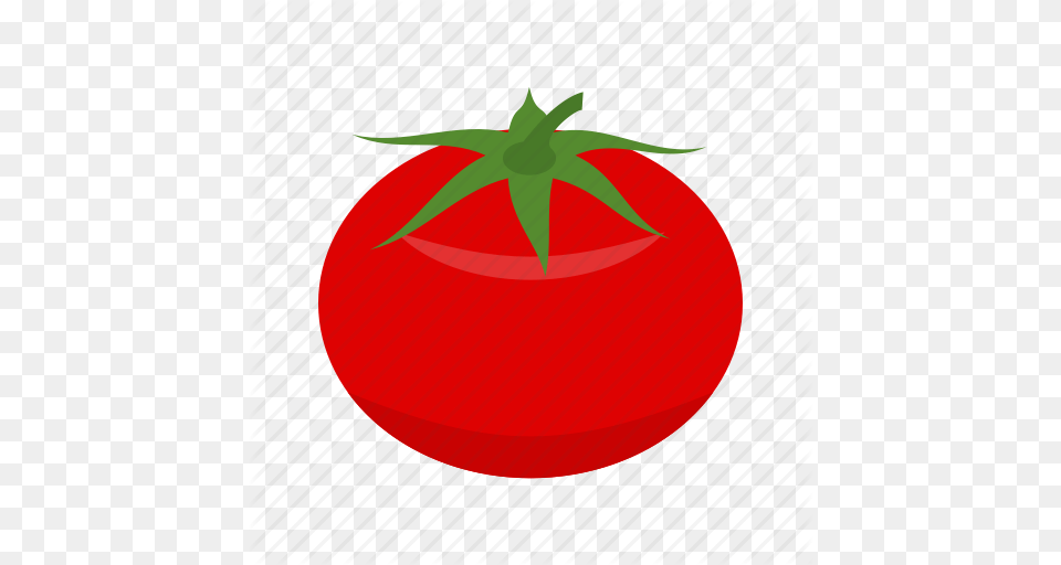 Food Fresh Ingredient Red Slice Tomato Vegetable Icon, Plant, Produce Png