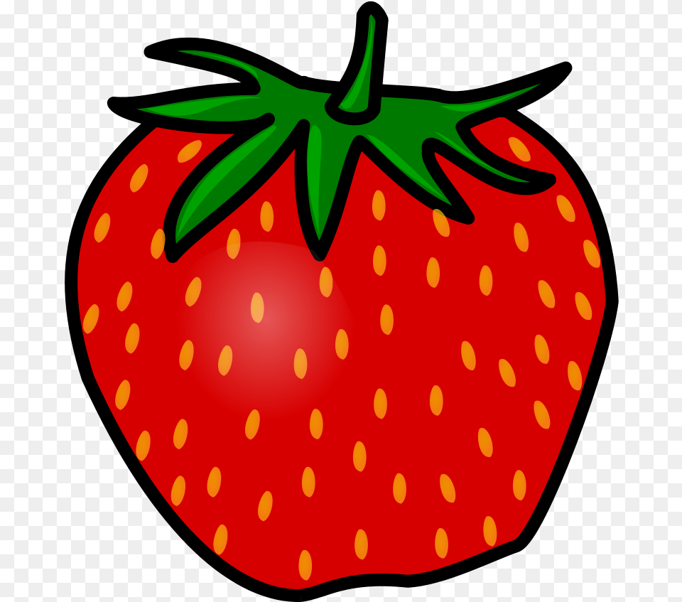 Food Fruit Cartoon Pear Strawberry Strawberries Little Mouse The Red Ripe Strawberry, Berry, Plant, Produce Png Image