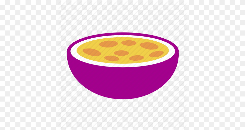 Food Fruit Maracuja Passion Fruit Icon, Bowl, Meal, Soup Bowl, Dish Png