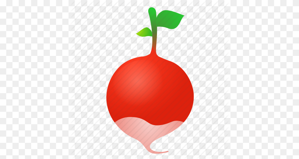 Food Green Health Organic Radish Icon, Plant, Produce, Vegetable, Ping Pong Png Image