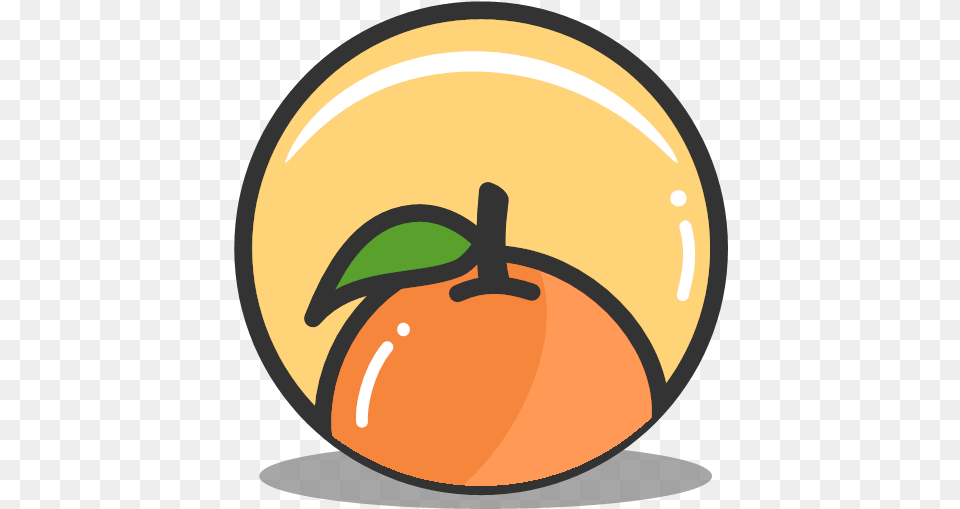 Food Health Nutrition Orange Icon Circle, Produce, Citrus Fruit, Fruit, Plant Png Image