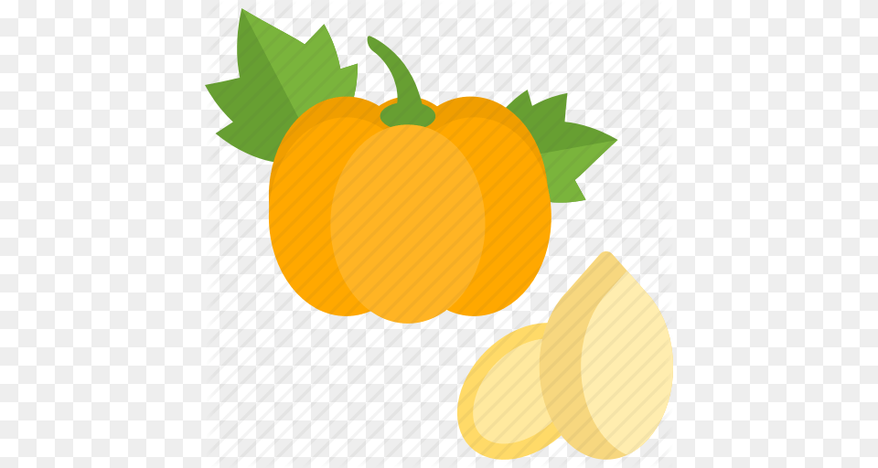 Food Herbs Pumpkin Seed Icon, Produce, Fruit, Plant, Citrus Fruit Png Image