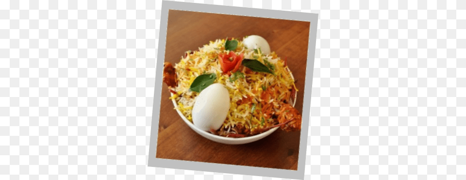 Food Is For Eating And Good Food Is To Be Enjoyed Chicken Biryani With Plate, Egg, Food Presentation, Meal, Lunch Png Image