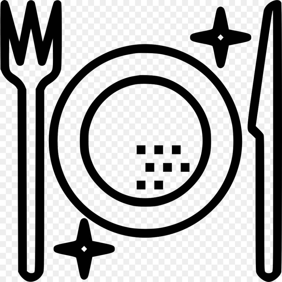 Food Meal Restaurant Dining Eat Fork Knife Comments, Cutlery, Weapon Png Image