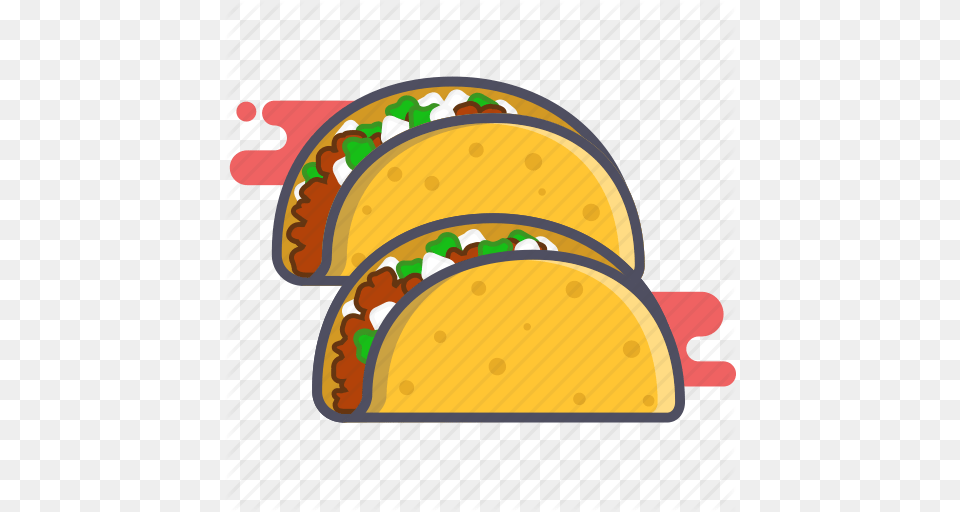 Food Mexican Food Tacos Icon, Taco Free Png Download
