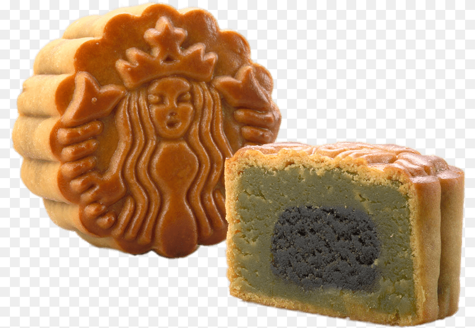 Food Mooncakes Starbucks Transparent Food, Bread, Sweets Free Png Download