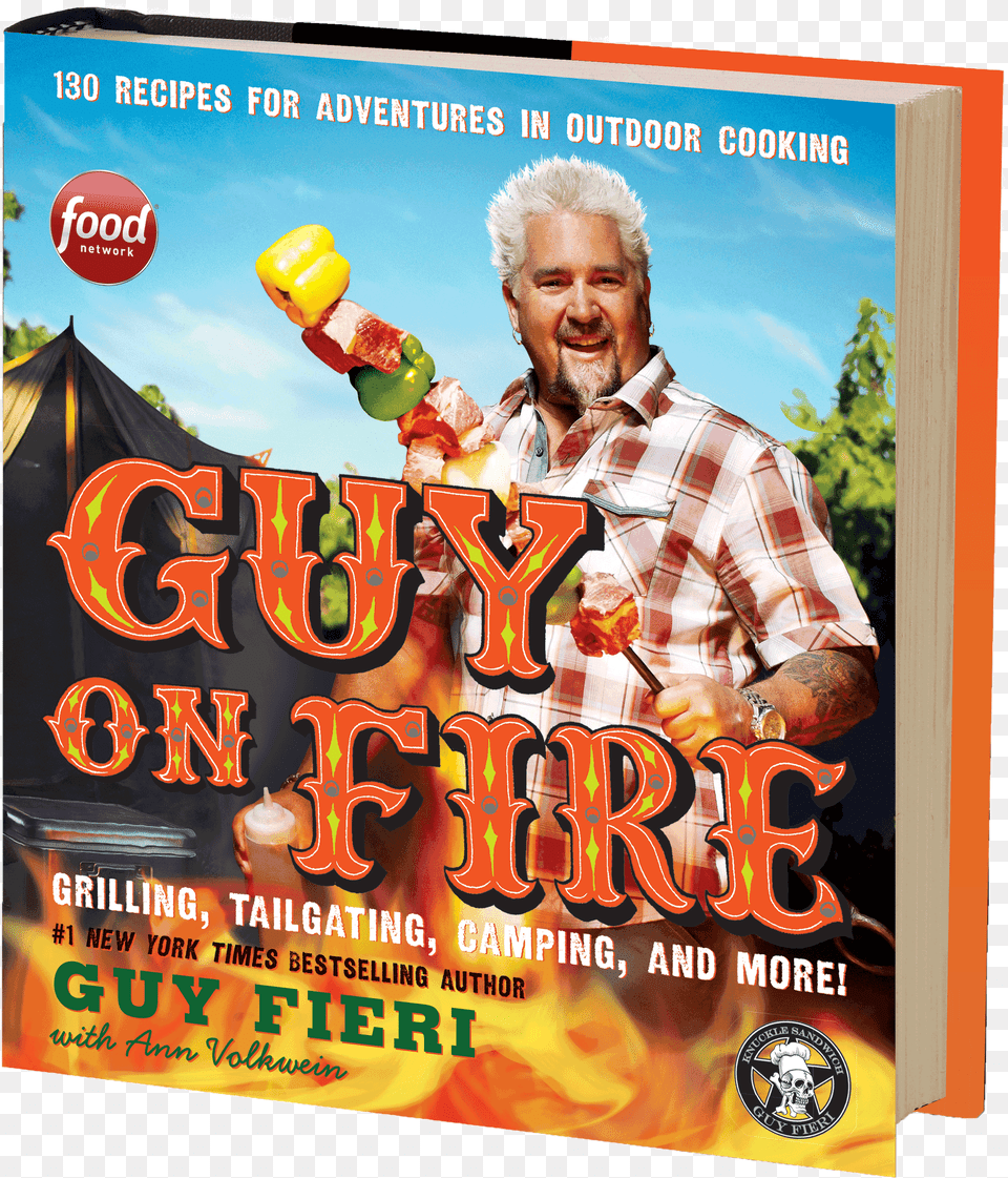 Food Network Star Guy Fieri Happy, Advertisement, Poster, Adult, Male Png Image