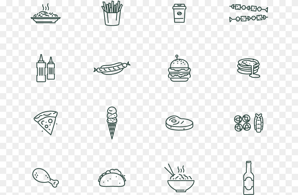 Food On Wheels Logo Design Icon Free Transparent Png