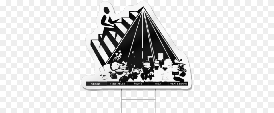 Food Pyramid Shaped Sign Mypyramid Steps To A Healthier You Small Poster, Road, Tarmac, Chess, Game Png