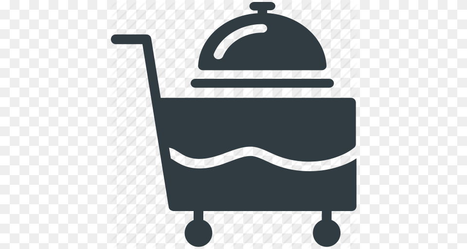 Food Service Trolley Food Trolley Hostess Trolley Hotel Trolley, Stencil, Furniture, Pottery Free Transparent Png