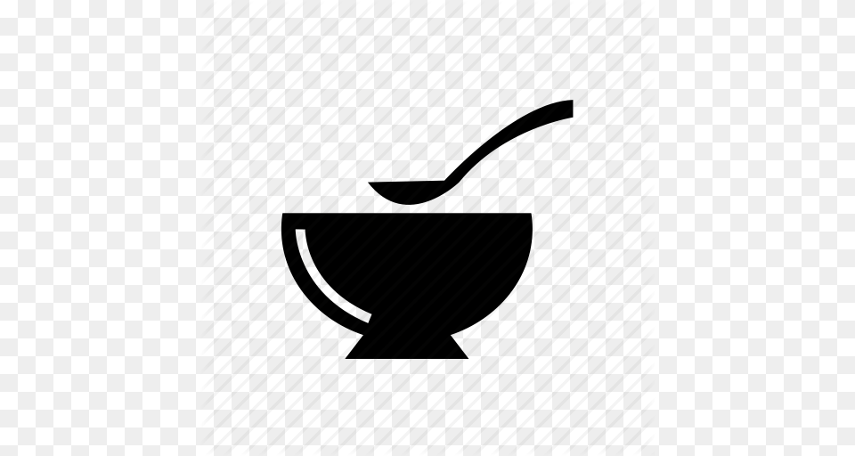 Food Spoon Bowl Food Clipart Black And White, Fruit, Plant, Produce, Cutlery Png Image