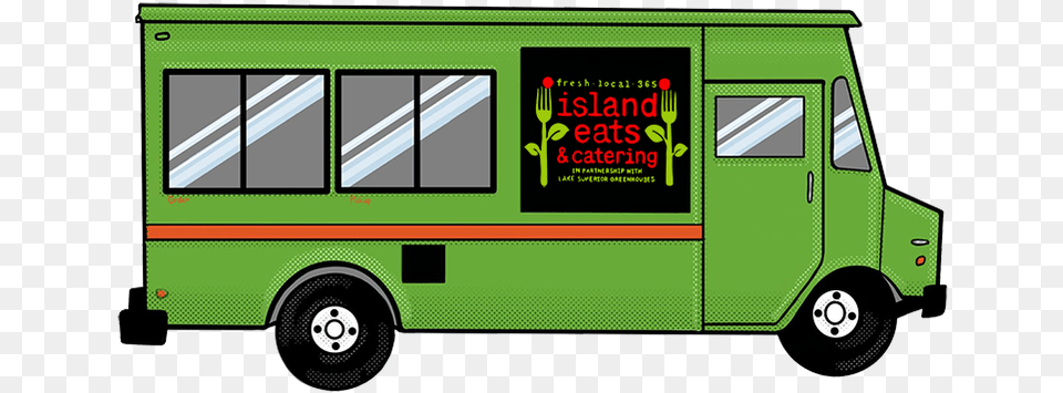 Food Truck, Transportation, Van, Vehicle, Machine Png Image