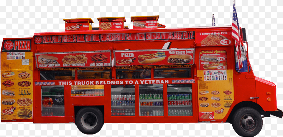 Food Truck, Burger, Hot Dog, Transportation, Vehicle Png Image