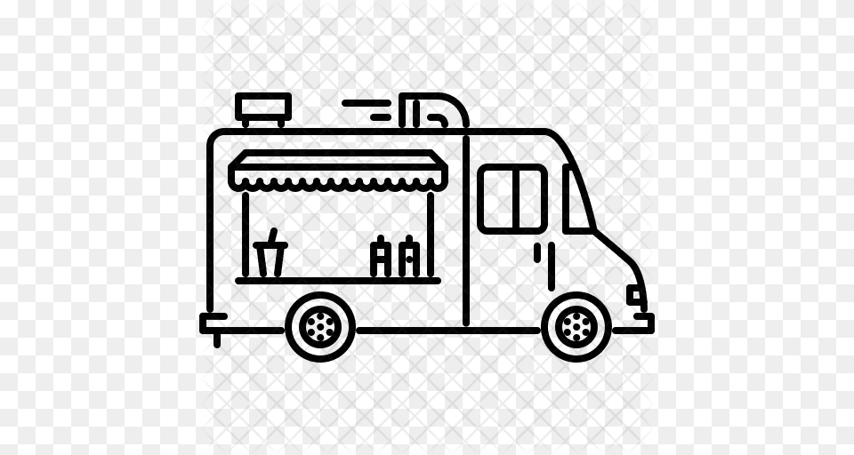 Food Truck Car Movement Transport Transportation Vehicle, Device, Grass, Lawn, Lawn Mower Free Transparent Png