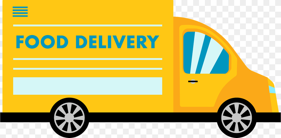 Food Truck Clipart, Moving Van, Transportation, Van, Vehicle Png Image