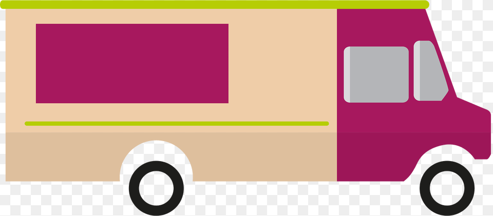 Food Truck Clipart, Moving Van, Transportation, Van, Vehicle Png