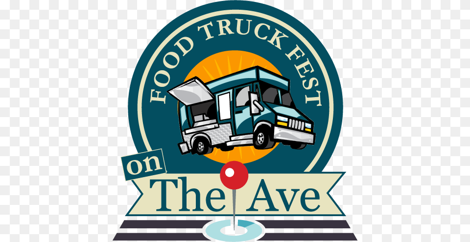 Food Truck Festival On The Ave Ave Downtown Vineland Food Truck Festival, Logo, Machine, Wheel, Transportation Png